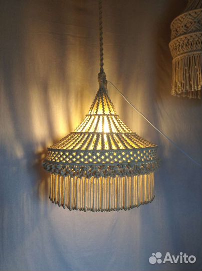 Абажур макраме 55 см