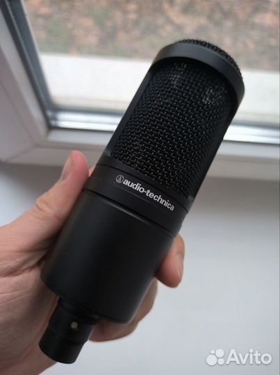 Микрофон AT2020 + Стойка + XLR кабель