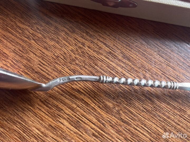 Серебряные ложки 875 проба 128гр