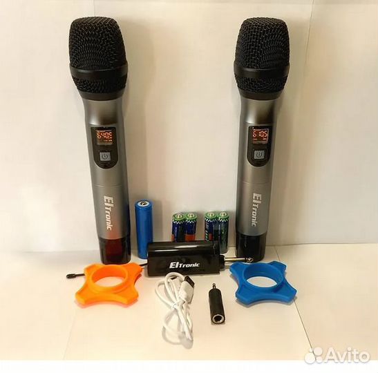Набор караоке беспроводных микрофонов 10-07