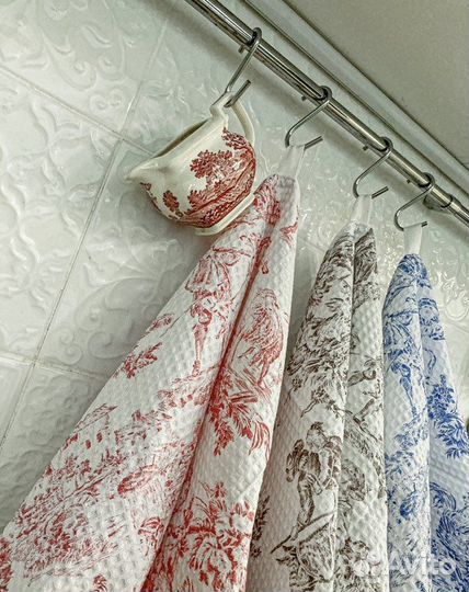 Полотенце кухонное вафельное Туаль де жуи