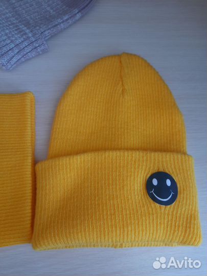 Шапка и снуд комплект для девочки