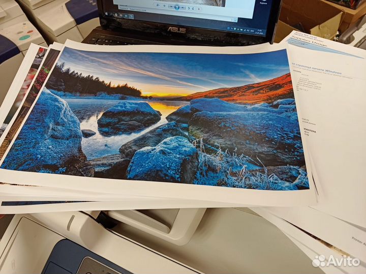 Xerox phaser цветной лазерный принтер SRA3+ 300 гр