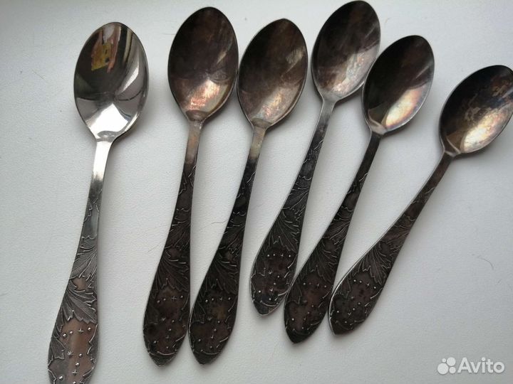 Ложки чайные мельхиор