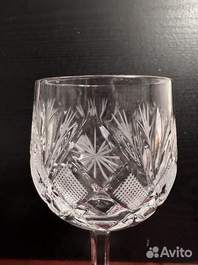 Хрустальные фужеры гусь хрустальный СССР