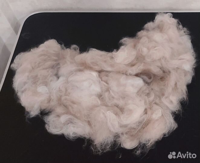 Собачья шерсть 3кг, пух