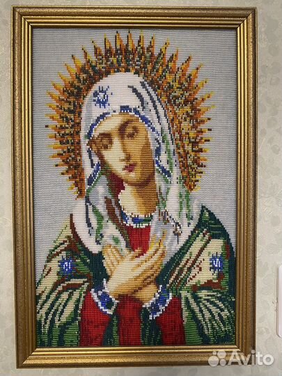 Икона из бисера