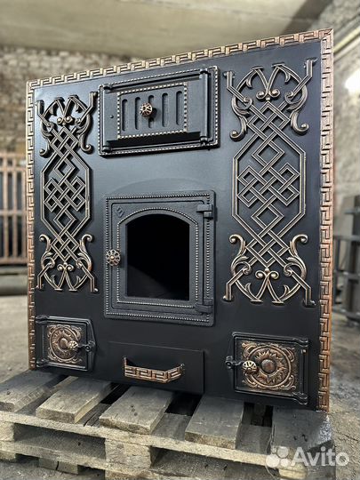 Печь для бани с обогревом комнаты отдыха