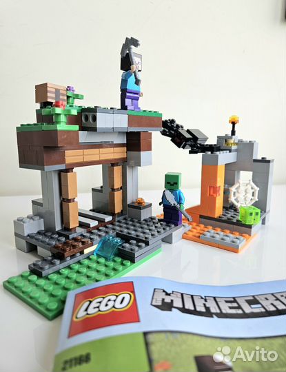 Lego minecraft 21166 оригинал Заброшенная шахта