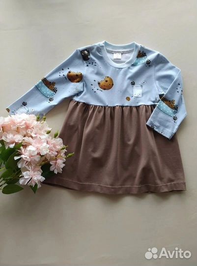 Платье для девочки 92