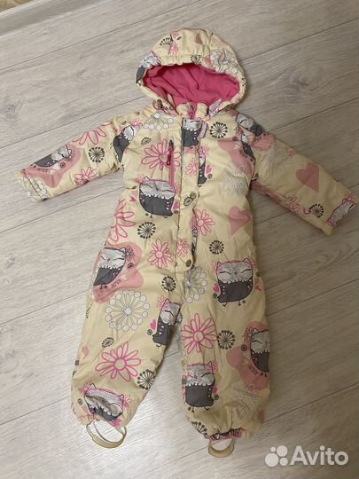 Детский зимний комбинезон на девочку