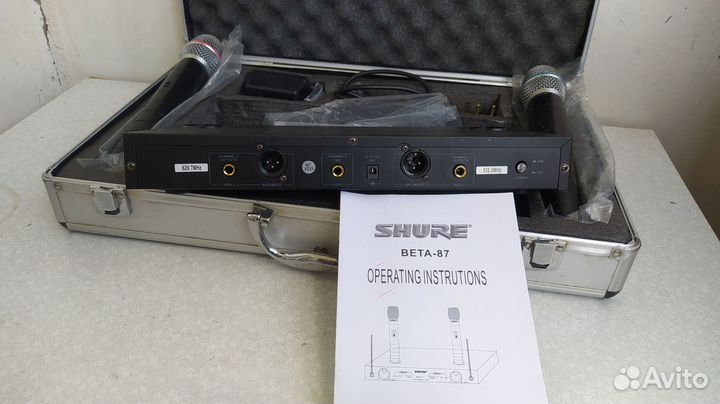 Радиомикрофоны shure beta-87