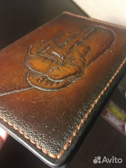 Обложка на паспорт из натуральной кожи