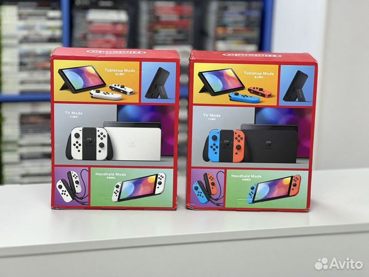 Switch Oled Новый в Наличии White и Neon Red/Blue