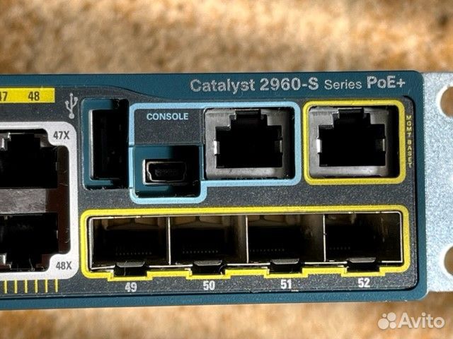 Коммутатор cisco C2960-S 48 портов POE+