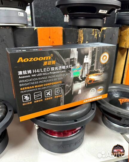 Светодиодные Bi-led линзы H4 Aozoom