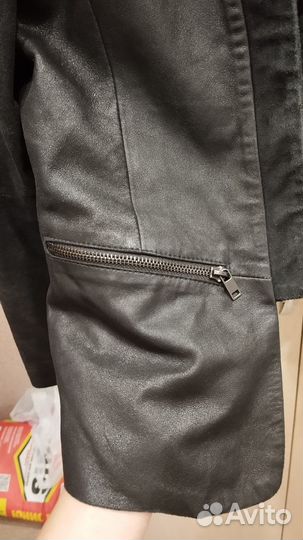 Кожаная куртка пиджак esprit