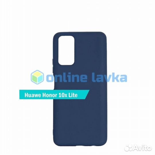Чехол для Honor 10X lite TPU синий