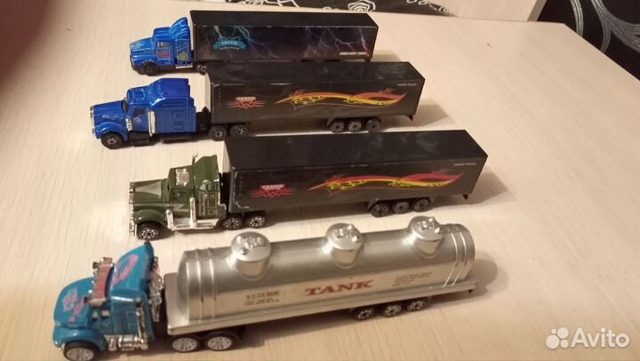 Грузовые машинки с прицепами