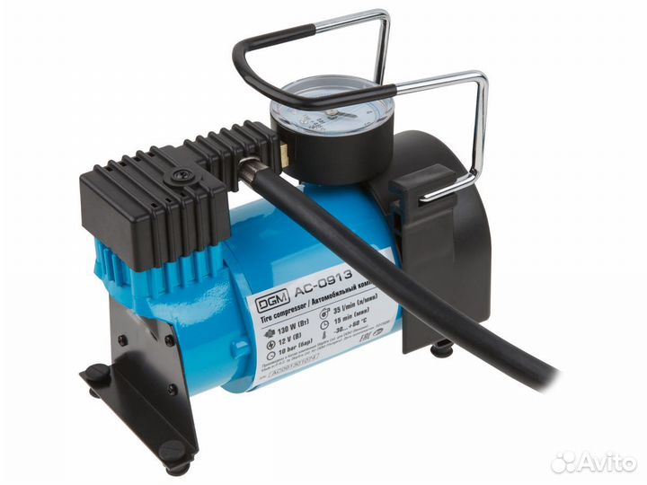 Компрессор (насос) автомобильный DGM AC-0913