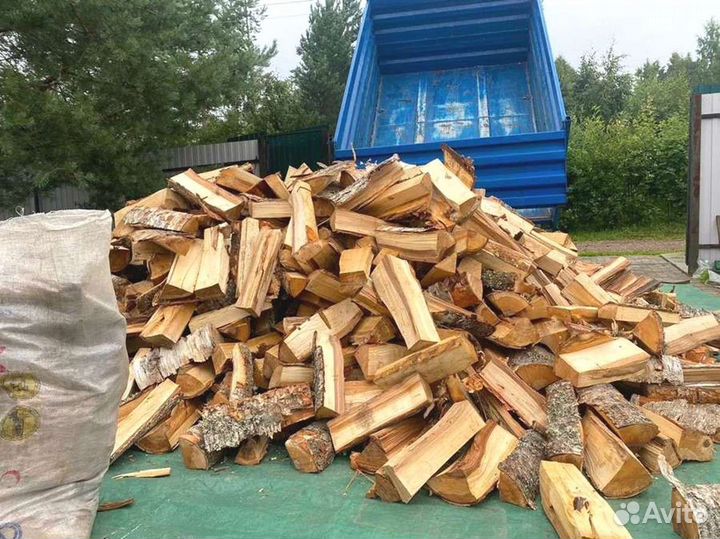 Дрова колотые березовые