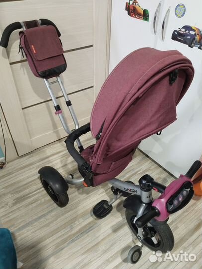 Велосипед трёхколёсный коляска