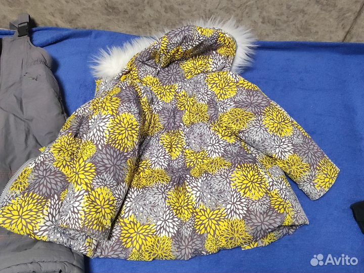 Зимний костюм для девочки 104