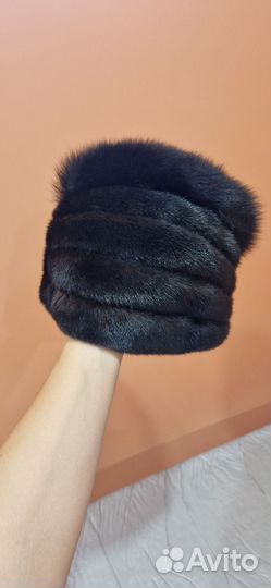 Шапка норковая женская