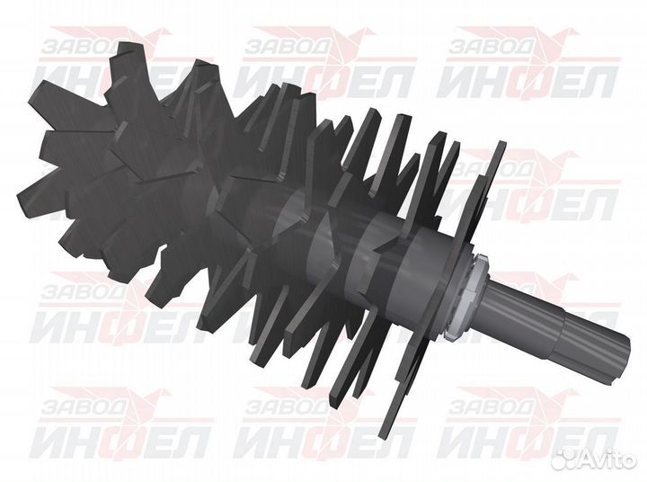 Роторно-дисковый измельчитель комков