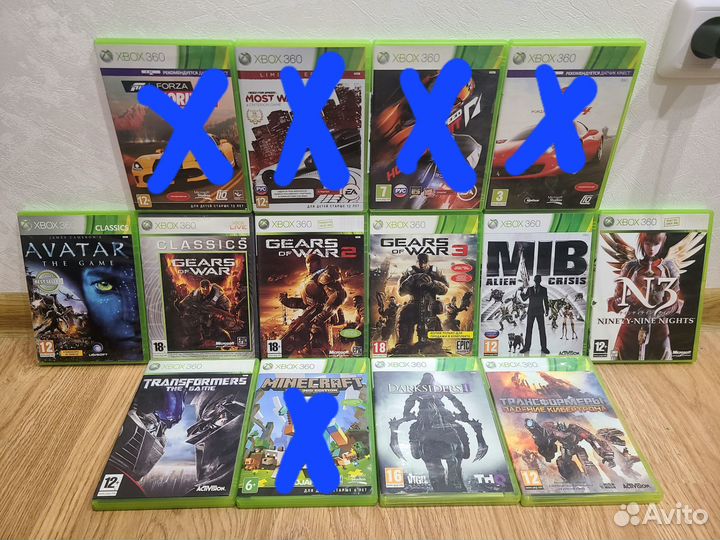 Xbox 360 диски Лицензия (игры дополнены 22.08.23)