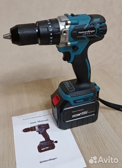Шуруповерт для ледобура Неimerdingеr 18V 6Ah 2акб