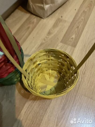 Корзина деревянная