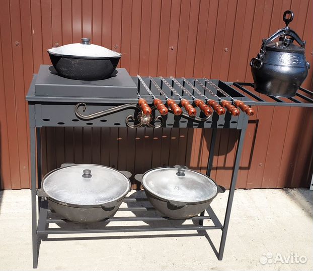 Мангал с подказанником