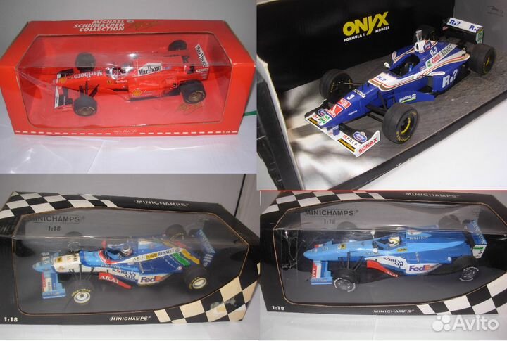 1/18 модель F1 Lotus Williams McLaren Ferrari