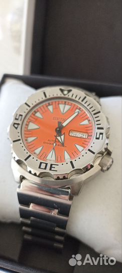 Часы Seiko orange monster