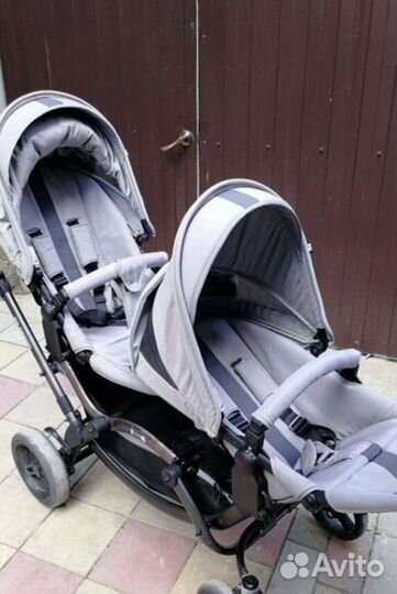 Коляска 2 в 1 для двойни