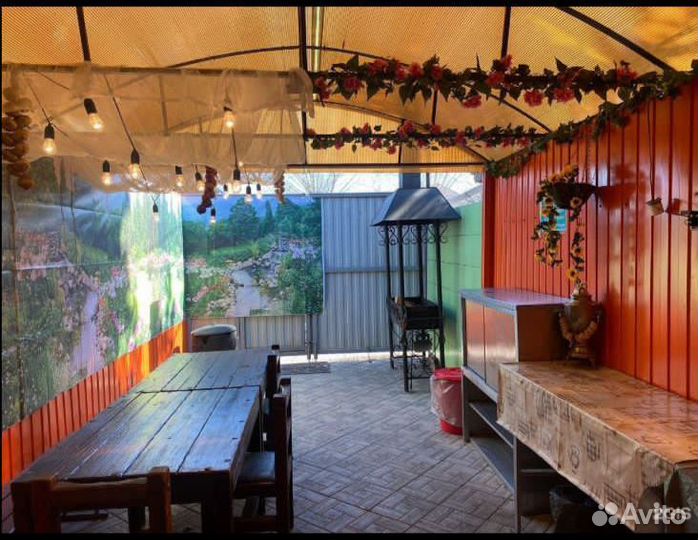 Баня на дровах, сауна, мангальная зона