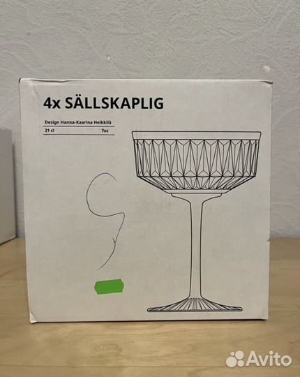Бокалы для шампанского sallskaplig IKEA