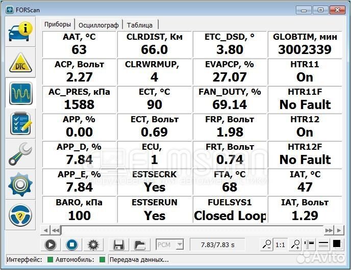 ELM327 USB с переключателем HS+MS CAN Pro