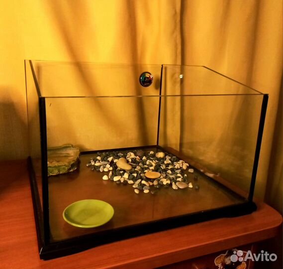 Террариум/палюдариум открытый стеклянный