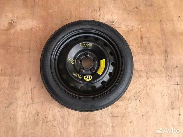 Запасное колесо докатка запаска 125/80 R16 5x114