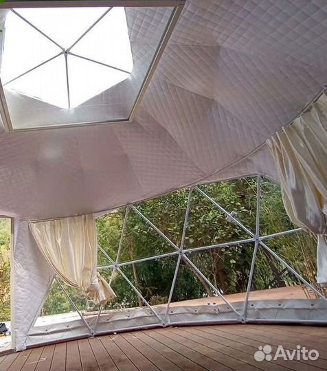 Сферический шатер зима/лето Геокупол Глэмпинг Юрта