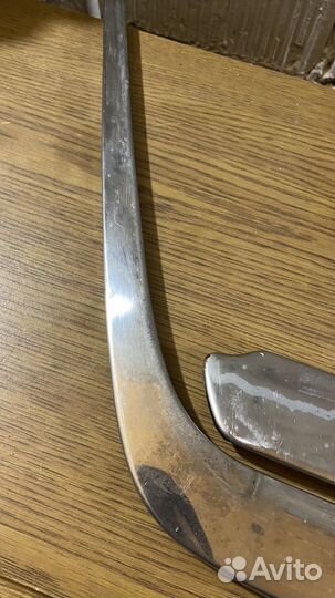 Хром на передний бампер Мерседес w124