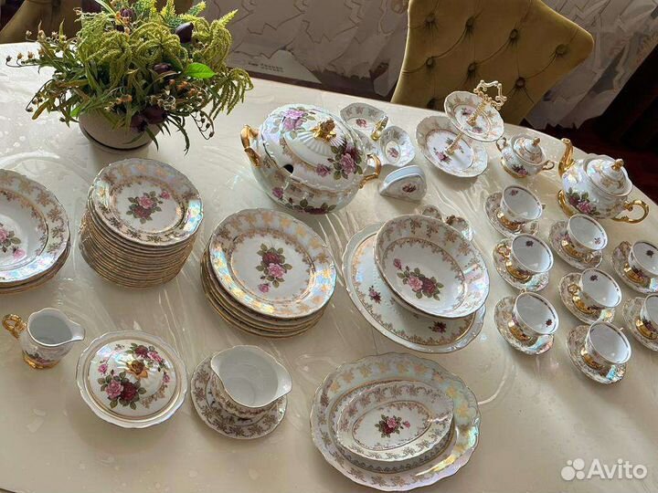 Набор столовой посуды фарфор