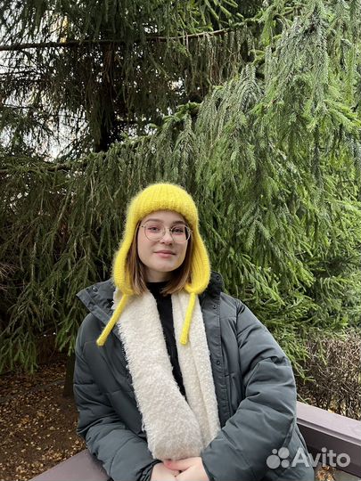 Шапка ушанка женская