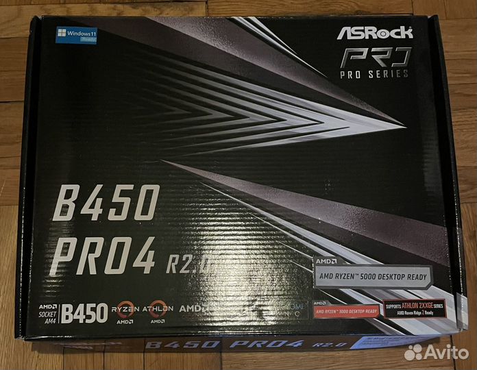 Материнская плата ASRock B450 Pro4 R2.0