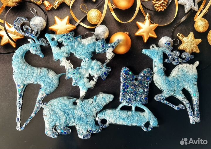 Елочные игрушки ручной работы