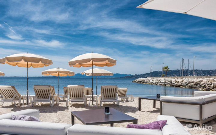 Зонт на центральной опоре пляжный 4/8 спиц