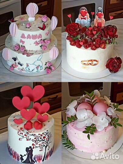 Домашние торты, капкейки и трайфлы на заказ