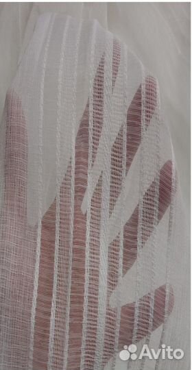 Готовые шторы прозрачные / тюль 200х250 2 шт